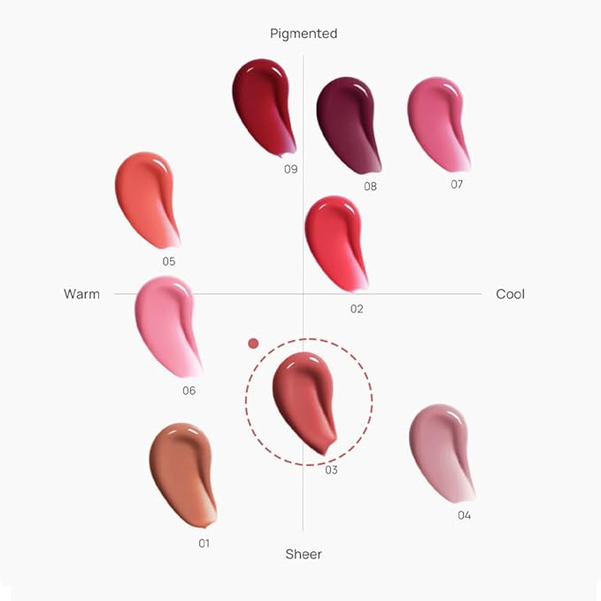 House of Hur Moist Ampoule Blusher with 50% Moisture Essence | Hydrating & Long-Lasting Blush | 0.33 fl. oz. (9 Shades) - Rose Brown
