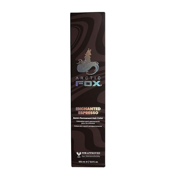 Arctic Fox Semi-Permanent Hair Dye, Vegan & Cruelty-Free, Enchanted Espresso, Ammonia-Free, Conditioning Formula, For All Hair Types, DIY Color, 5.6 fl oz