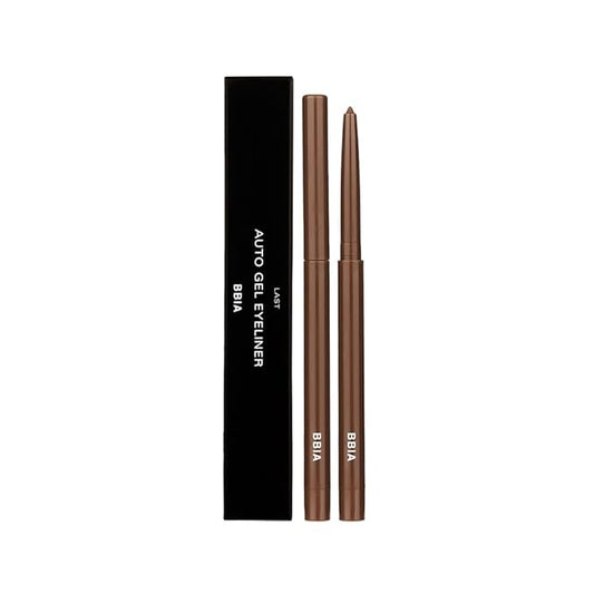 BBIA Last Auto Gel Eyeliner 17 Color – Multi-Use Longwear & Waterproof Mechanical Eye Liner Easy Drawing with Smooth Texture Smudge-Resistant Shadow & Glitter Vegan Korea Eye Makeup (04 MELLOW BROWN)