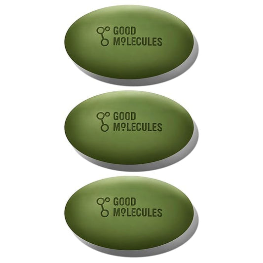 Good Molecules Brightening & Dark Spots Bar Pack 3 – 85 g / 3 oz Each | Soap Free Face & Body Cleansing Bar with Tranexamic Acid, Kojic Acid & Niacinamide