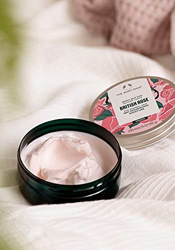 The Body Shop British Rose Body Butter – Nourishing & Moisturizing Skincare for Normal Skin – Vegan – 1.72 oz
