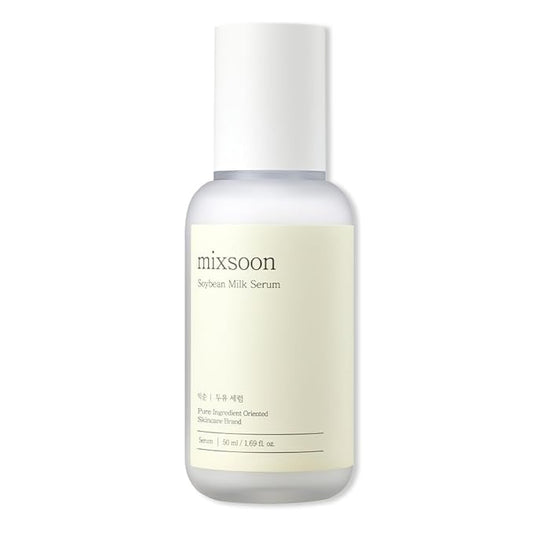 mixsoon Soybean Milk Serum - Milk Moisturizer, Face Milk, Hydrating and Firming for Face, Nourishing Formula for Smooth Skin 50ml / 1.69 fl.oz. Korean Glass Skin Care