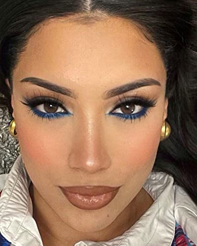 VASANTI Kajal Waterline Eyeliner Pencil (Ice Blue) - Long lasting, Blendable, Safe for Sensitive Eyes, Waterline Eye Liner - Water resisitant & Smudge proof - Opthalmologist Approved and Tested