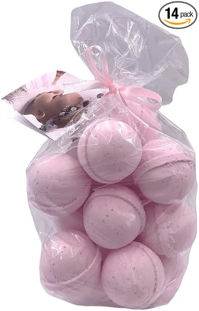 Bath Bombs 14 Set 1 oz/ea, USA Handmade, Quality Bath Fizzies | Essential Oils Aromatheraphy | Moisturizing Shea & Coco Butter | Natural and Organic, Vegan & Cruelty-Free - Cucumber Melon