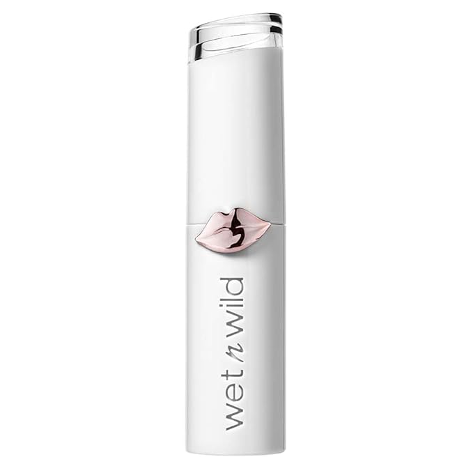 wet n wild Mega Last High-Shine Lipstick Lip Color, Infused with Seed Oils For a Nourishing High-Shine, Buildable & Blendable Creamy Color, Cruelty-Free & Vegan - Pinky Ring