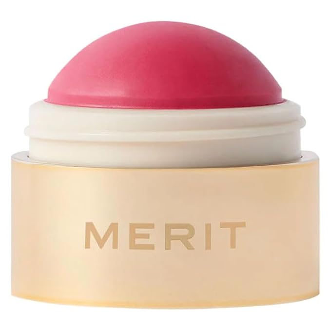 Flush Balm Cream Blush Stick - Fragrance Free, Blendable, Natural Radiant Finish, Buildable Color for Cheeks & Lips - Color: Le BonBon - (bright pink)