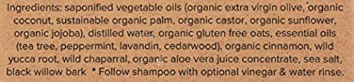 A Wild Soap Bar (6 Pack) Yucca Root Shampoo & Body Bar Soap with Tea Tree Oil, Vegan, All Natural with Organic Ingredients, Handmade (6 pack)