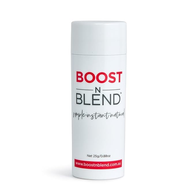 Boost N Blend Hair Volumizer for Women - Scalp Concealer Powder and Cotton Fibers for Thinning Hair (25g/0.88oz)