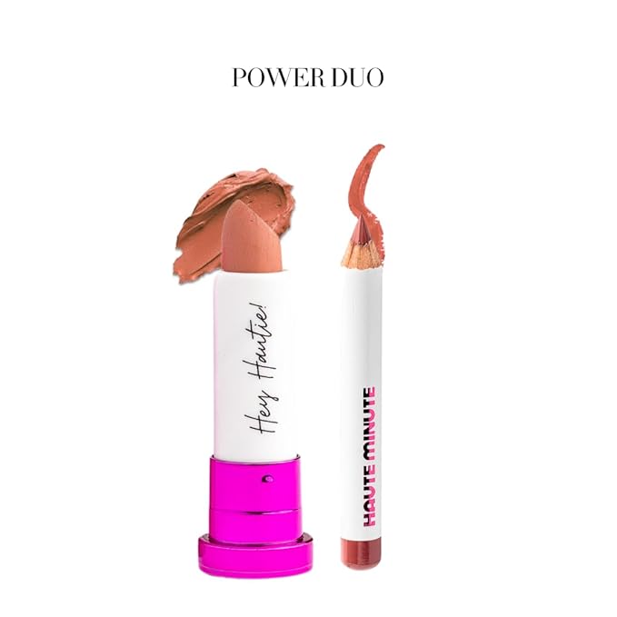 Mini 4Ever Haute Lipstick – Nude Lipstick Long Lasting, Bold Satin Finish, Vegan, Cruelty-Free - Clean & Natural, Travel-Friendly Lip Color (SUS)