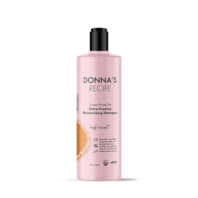 Donna's Recipe by Tabitha Brown | Sweet Potato Pie Extra Creamy Moisturizing Shampoo – Sulfate-Free, Deep Hydration, Vegan, 8 oz