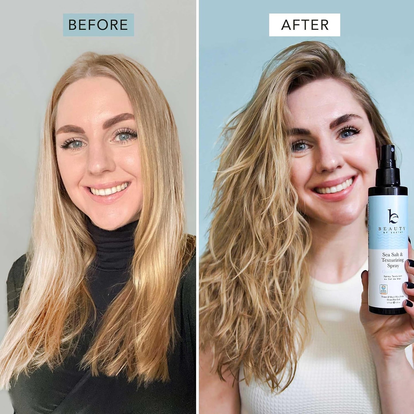 Sea Salt Spray for Hair - Texture Hair Spray for Men & Women, Seasalt Water for Beach Waves