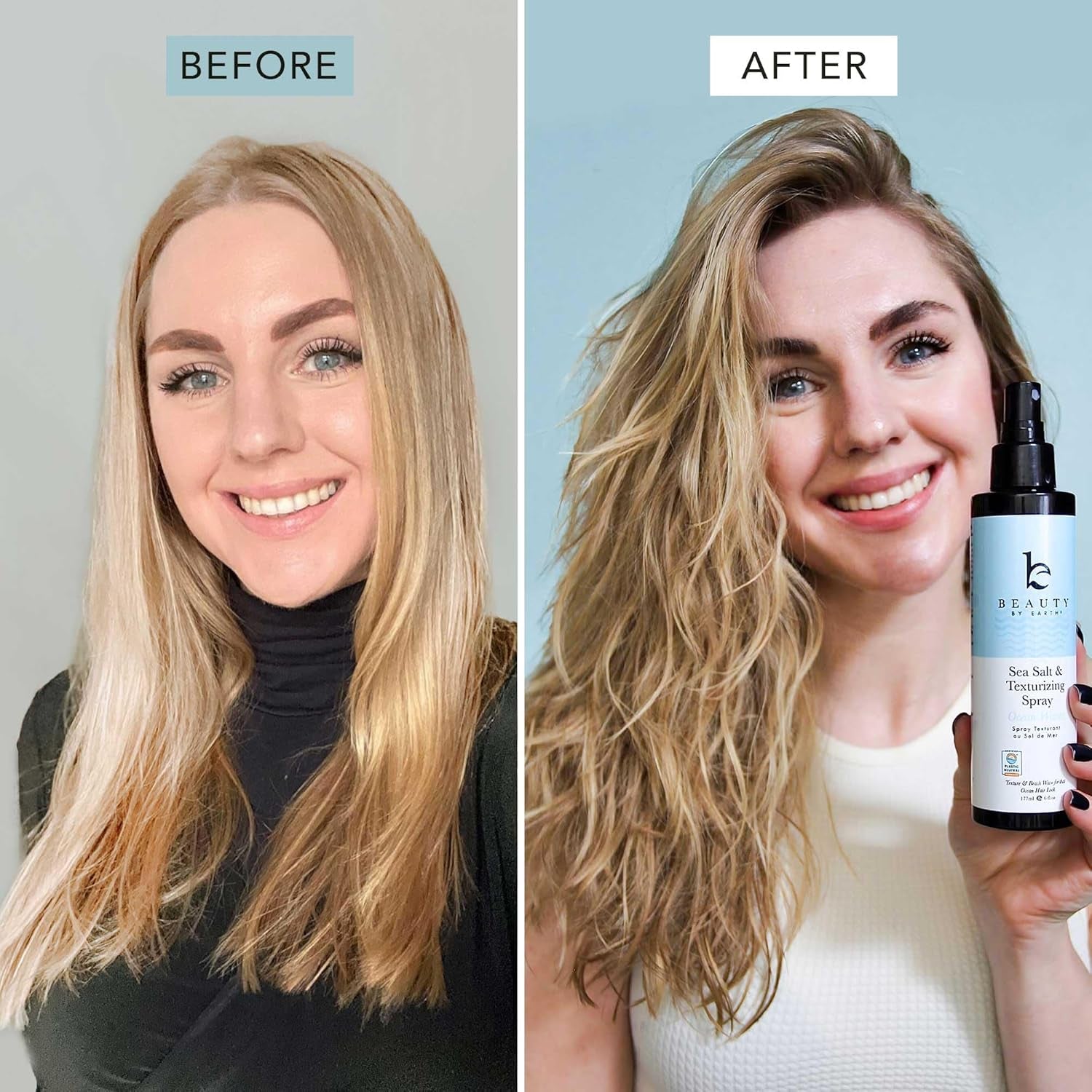 Sea Salt Spray for Hair - Texture Hair Spray for Men & Women, Seasalt Water for Beach Waves