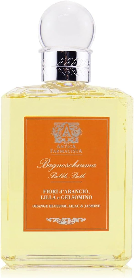 Antica Farmacista Bubble Bath - Relaxing Foam Bath with Honey, Jojoba Oil & Aloe Vera - Luxury Gift for Any Occasion - Orange Blossom, Lilac & Jasmine, 16 fl oz