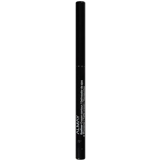 Almay All-Day Eyeliner Pencil, Hypoallergenic, Cruelty-Free, Oil-Free, Fragrance-Free, Ophthalmologist Tested, Long Wearing and Water Resistant (Packaging May Vary), 205 Black, 0.01 oz