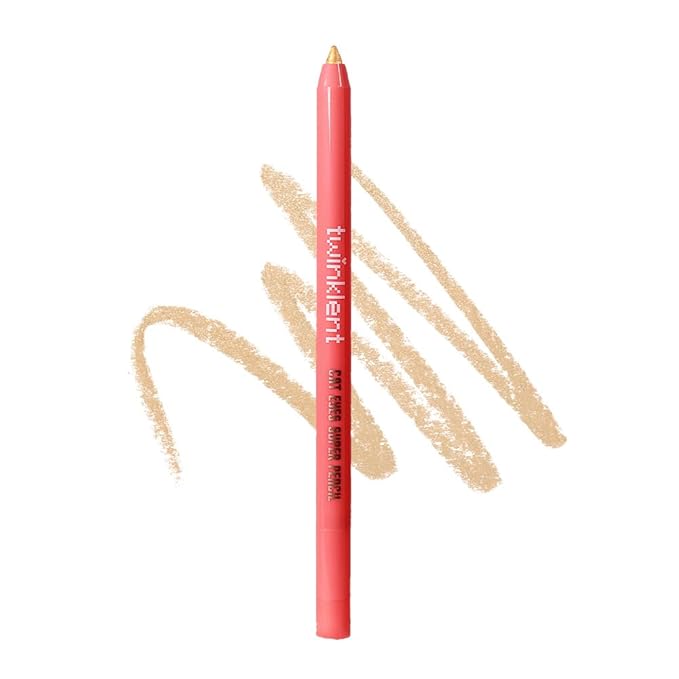 Cat Eyes Super Pencil – Korean & K-Beauty Inspired Vegan Eyeliner | Waterproof, Long-Lasting, Smudge-Proof Makeup for Idol K-pop Looks (Twinkle Gold)