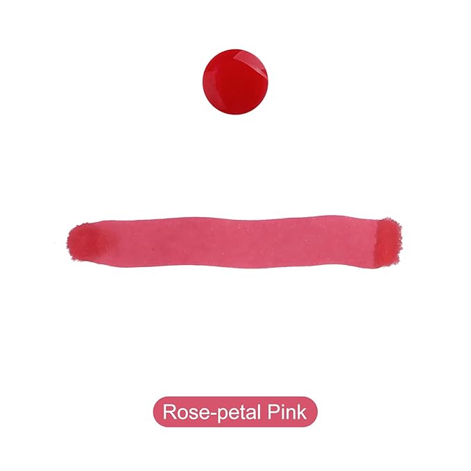 QUELLE Permanent Makeup Ink Lips Pigment Water Based 0.5oz/15ml Vegan Lip Ink Microblading Pigment for Lip Blush Permanent Makeup Lip Color (Rose-petal Pink)