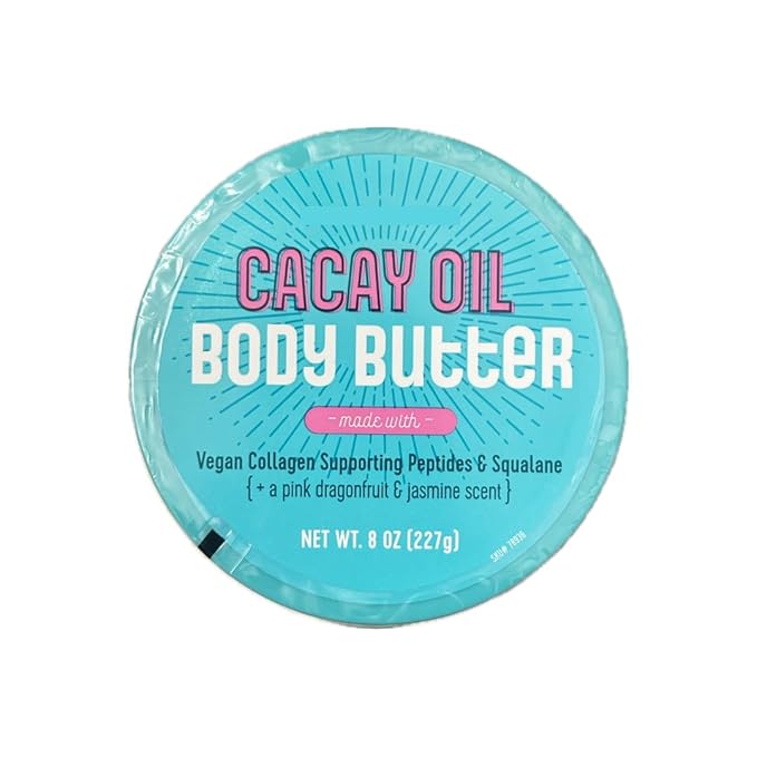 Trader Js Cacay Oil Body Butter 8oz/227g - ONE COUNT (8 oz, Cacay Oil)