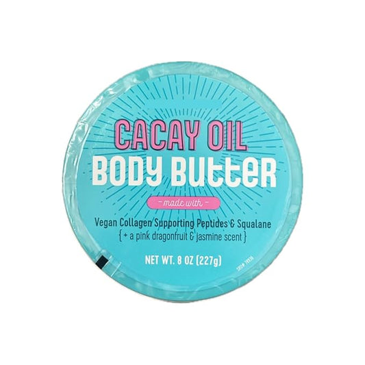 Trader Js Cacay Oil Body Butter 8oz/227g - ONE COUNT (8 oz, Cacay Oil)