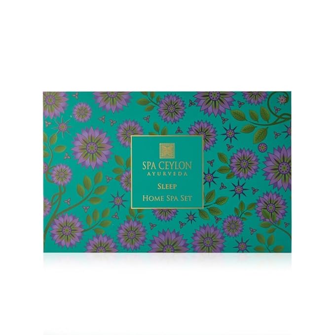 Spa Ceylon SLEEP HOME SPA SET | Body Care Set & Mini Travel Bag | Organic Self-Care Set | Vegan | Holiday Gift Set