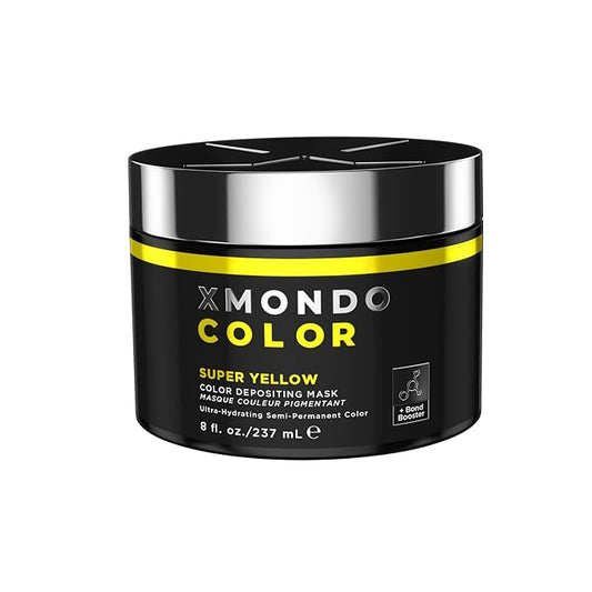XMONDO Hair Super YellowmDepositing Mask & Semi-Permanent Orange Dye, Revitalization & Repair, Vegan Formula, 8 Fl Oz