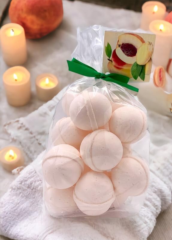 Bath Bombs 14 Set 1 oz/ea, Natural & Organic, USA Handmade | Aromatic Bath Fizzies, Stress Relief | Nourishing, Shea & Coco Butter | Vegan & Cruelty-Free - Monkey Farts