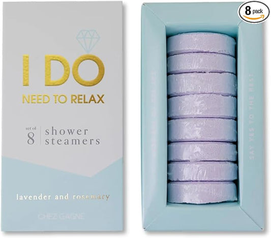 Aromatherapy Shower Steamers - I Do Need to Relax - Lavender, Set of 8 - Vegan, Cruelty-Free, Made in USA - Paraben, Sulfate & Phthalate-Free - Bridal Shower Gift for Bride and Bridesmaids