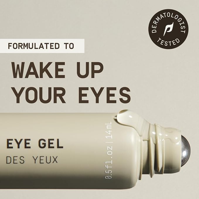 PAPATUI by Dwayne Johnson Awakening Eye Gel for Men | Cooling Rollerball Applicator | Reduce Puffiness, Brighten Dark Circles, and Hydrate Tired Under-Eyes | Made with Hyaluronic Acid | 0.5oz