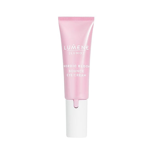 Lumene Nordic Bloom [LUMO] Bounce Eye Cream – Plumping & Illuminating Eye Cream with Vegan Collagen Peptides, Triple Hyaluronic Acid & Nordic Lingonberry, Fragrance-Free, Lightweight Formula, 10 ml