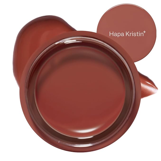 Hapa Kristin Gleam Glow Lip and Blush | a Classic, Vibrant Red that brings a Fresh, Lively Energy | perfectly pairs with Hapa Kristin Colored Contacts, 0.148 Oz (4.2g) (Burnt Orange 202, one)