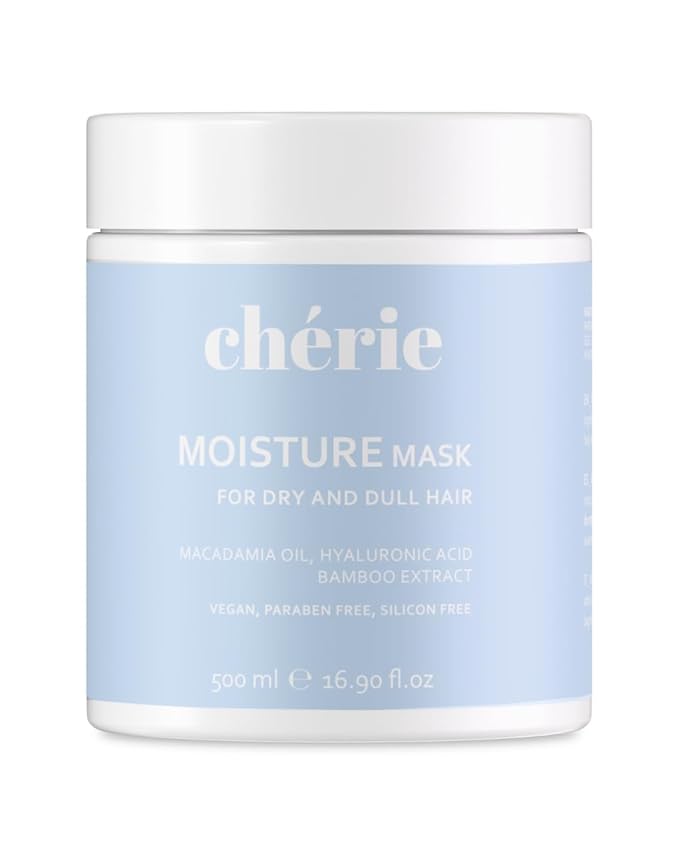 Deep Conditioning Hair Mask for Curly and Straight Hair With Macadamia Oil, Hyaluronic Acid & Bamboo Extract, Hydrating for Dry Damaged, Helps Repair, Reducing Frizz & Breakage, Vegan 16.90 oz | Hydrating, Deep Conditioning, Frizz-Free, Helps Repair