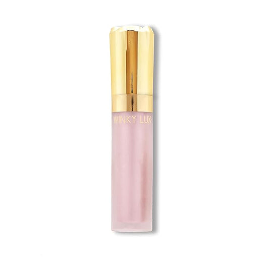 Winky Lux Rose Petal Liquid Eyeshadow, Longwear, Buildable, High-Pigment, Blendable, Crease-Proof, with Hydrating Vitamin E & Mango Seed Butter, Clean Beauty, Cruelty-Free, Vegan, Primrose Shimmer