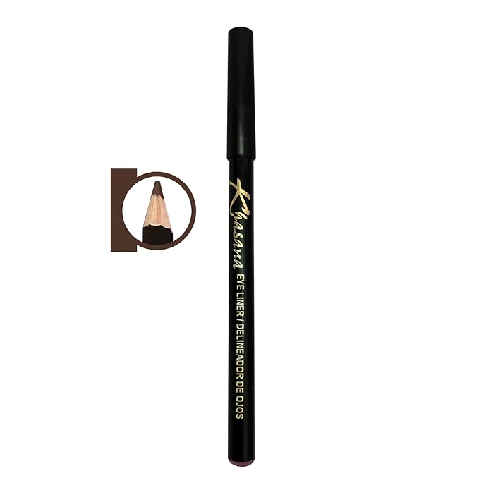 Eyeliner Pencil, Glide On, Waterproof, Ultra Smooth & Creamy Application, Long-Lasting, Matte Finish Versatility, Smudge-Proof, Ophthalmologist Tested, Cruelty Free & Vegan, #16 Dark Brown