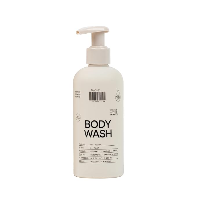DedCool Body Wash | 01 Taunt | Shea Butter & Snow Mushroom | Hydrating, Non-Toxic, Vegan | Bergamot, Dew, Vanilla & Amber | 8.5 fl oz