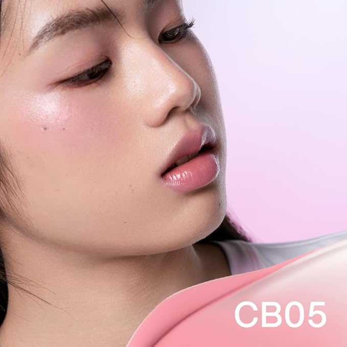 INTO YOU Cream Blush Air Cushion for Cheeks Eyes, Moisturizing, Lightweight, Dewy Finish Face Makeup, Long Wearing, Buildable, Blendable, Pigmented Liquid Blush, for All Skin Tones, Cool Lavender