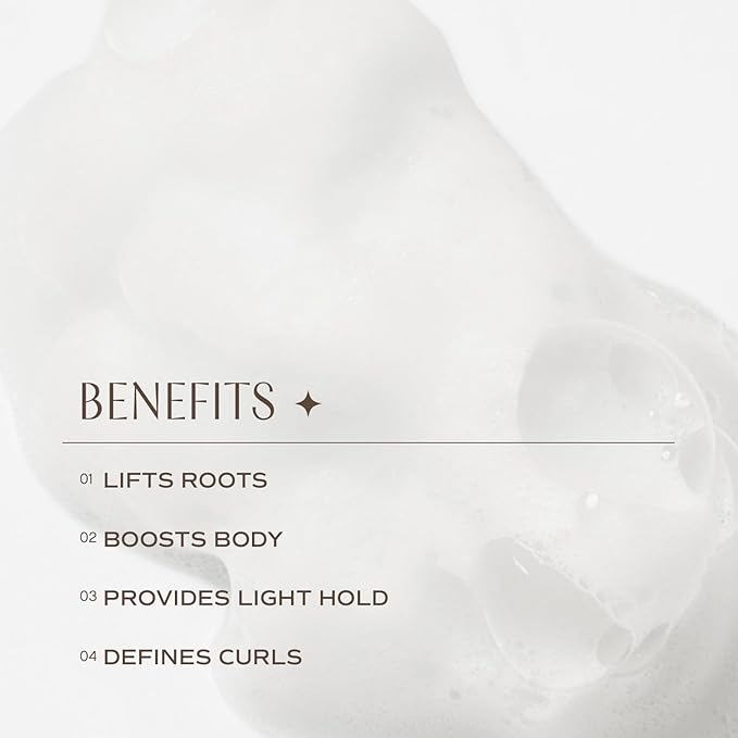 INNERSENSE Organic Beauty - Natural I Create Lift Volumizing Foam | Non-Toxic, Cruelty-Free, Clean Haircare (NEW Packaging, 6 fl oz | 177 ml)