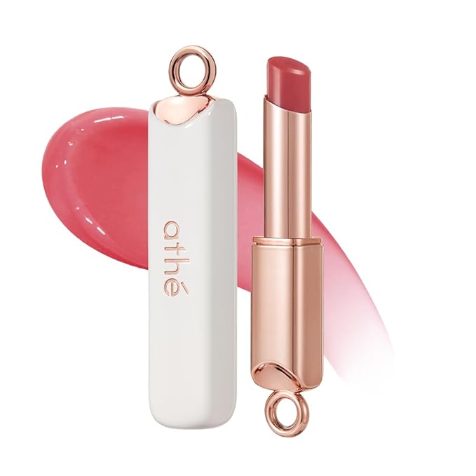 athé Authentic Lip Balm – Tinted, Moisturizing & Plumping, Long-Lasting Color, Non-Sticky, Vegan & Cruelty-Free