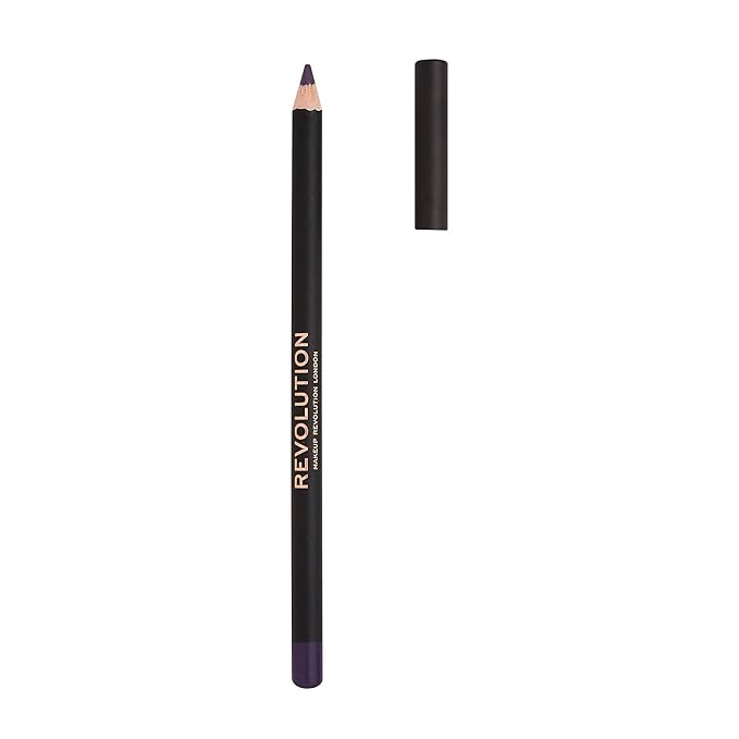 Makeup Revolution Eyeliner Pencil, Highly Pigmented, Create Smokey Eye Looks, Vegan & Cruelty-Free, Black, 1.3g