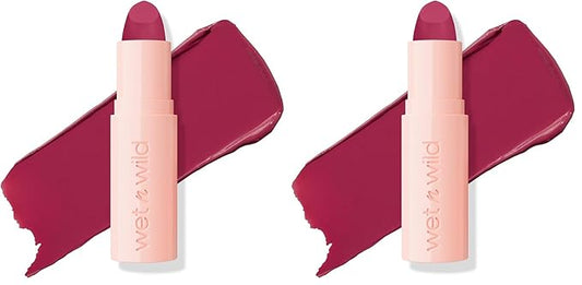 wet n wild Mega Last Lip Color, Satin Finish, Berried Life | Rich Creamy | Vitamin E | Argan Oil | Vegan