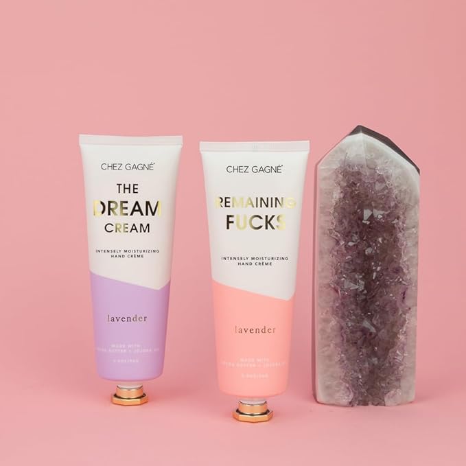 Vegan Hand Cream for Dry Hands - The Dream Cream - Lavender 3.4oz Non-Greasy Moisturizing Hand Lotion - Made in California - Paraben, Sulfate & Phthalate Free - Relaxing Self Care Gift
