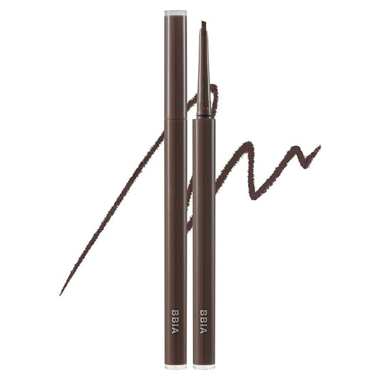 BBIA Last Auto Gel Eyeliner SLIM 5 Colors – Ultra-Fine Waterproof Mechanical Gel Eye Liner Pencil Smudge-Proof Easy Drawing Smooth Gliding Texture Vegan Korean Eye Makeup (S2 JAZZ SLIM R)