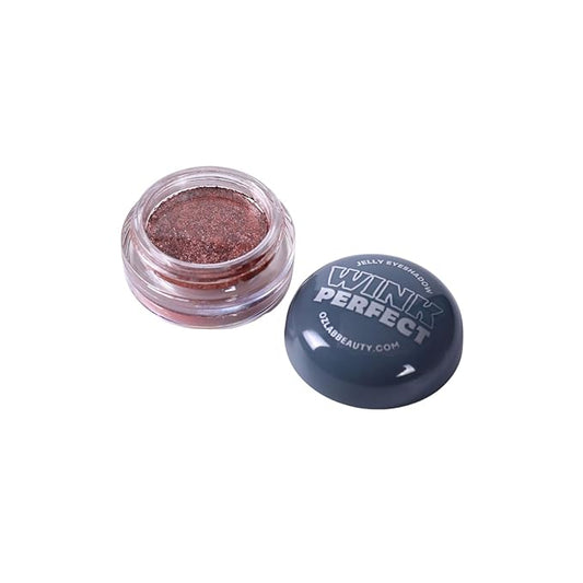 Wink Perfect Jelly Cream Eyeshadow – High-Shine Shimmer, Buildable & Long-Lasting, Lightweight Cream-to-Powder Eye Shadow, Vegan & Cruelty-Free (01 Peachy Copper, 0.18 oz / 5.1 g(PACK OF 1))