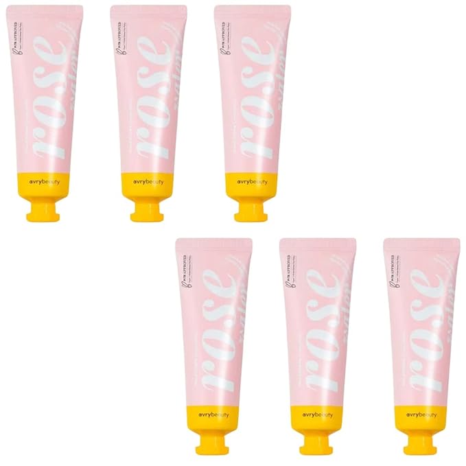 AVRYBEAUTY Rose Water Shea Butter Lotion Set 1.5 oz. - 6 Pack, Shea Butter Lotion for Dry Skin, Vegan Hand Cream for Women & Men