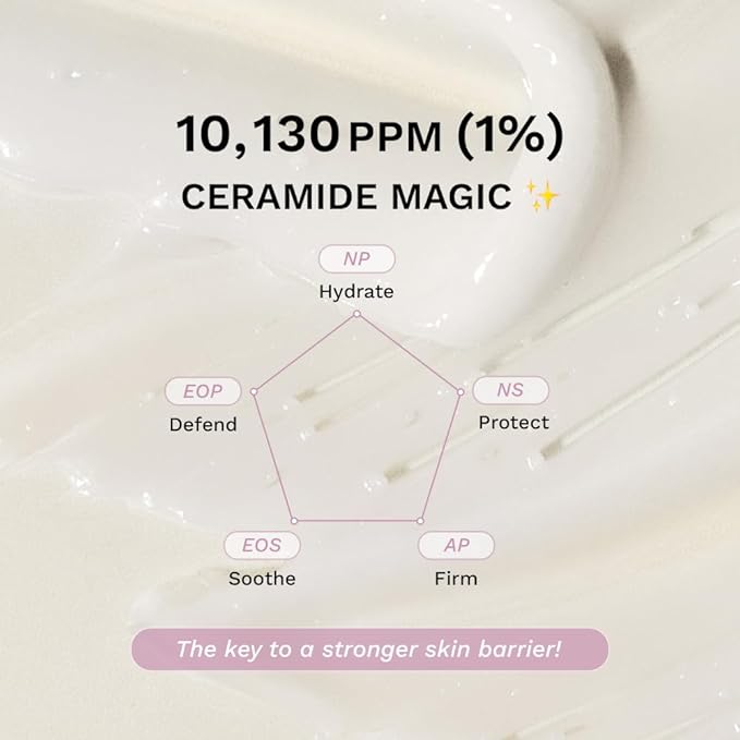 HARUHARU wonder Black Rice 5 Ceramide Barrier Moisturizing Cream, Daily Skin Barrier Care, Long-Lasting Hydration, Soothing & Nourishing, Ceramide Capsules, Korean Skincare, 1.69 fl.oz