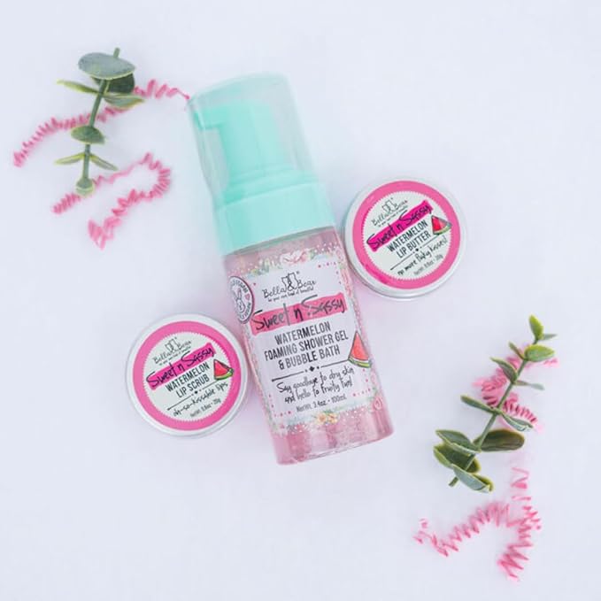 Bella & Bear Sweet 'n' Sassy Vegan Watermelon Lip Butter, 0.6 oz