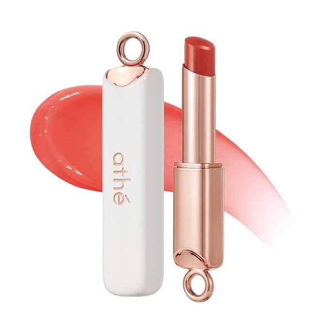 athé Authentic Lip Balm – Tinted, Moisturizing & Plumping, Long-Lasting Color, Non-Sticky, Vegan & Cruelty-Free