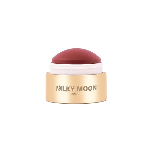 Stellar Cheeks Cream Blush, Long-lasting, Lightweight Formula for Cheeks, Lips & Eyes, Infused with Coconut & Jojoba, Scarlet Ember