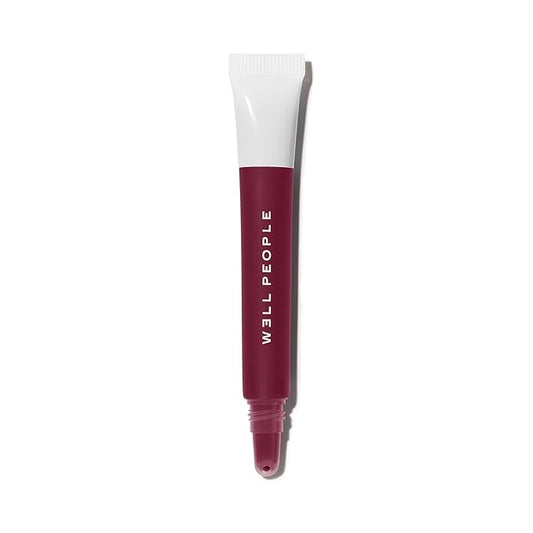 Well People Lip Nurture Hydrating Balm, Lip Balm For Hydration & Vibrant Sheer Color, Soothes & Softens Lips, Vegan & Cruelty-free, Blackcurrant