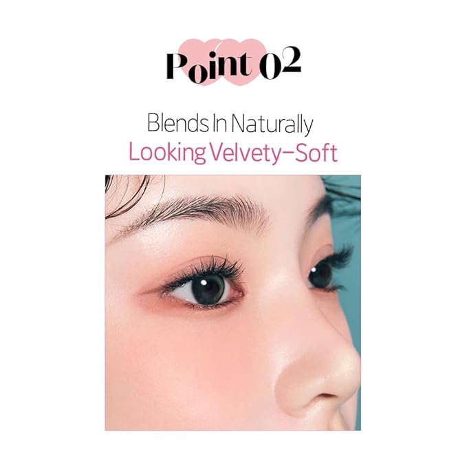 ETUDE Heart Pop Duo Blush, Pink & Beige Orange Cheek Colors, Radiant Glow & Glossy Finish, Blendable Layering Formula, Korean Makeup Artist Collab, Compact 0.2 oz – Envy Room