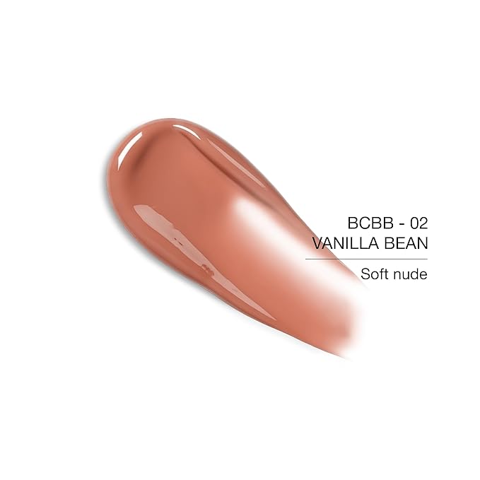 KimChiChic Beauty Balm Chica Balm Balm, Glossy Tinted Flavored Lip Balm, Hydrating Vegan Lip Gloss, Cruelty-Free, Paraben-Free Treatment for Soft, Smooth Lips, 0.8 fl. oz, 02-Vanilla Bean