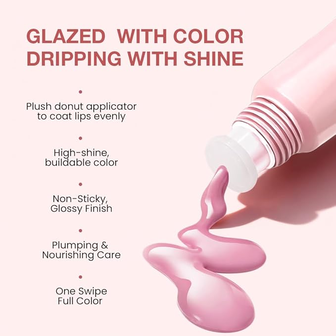 2Pcs Lip Tinted Glowy Balm Hydrating Tinted Lip Serum Lip Gloss, Ultra-Hydrating Natural Vegan Lip Balm, Sheer-Tinted Shine & Hydration, Soothes & Softens Dry Lips Skincare 01+02